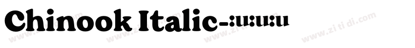 Chinook Italic字体转换 Chinook Italic字体转换